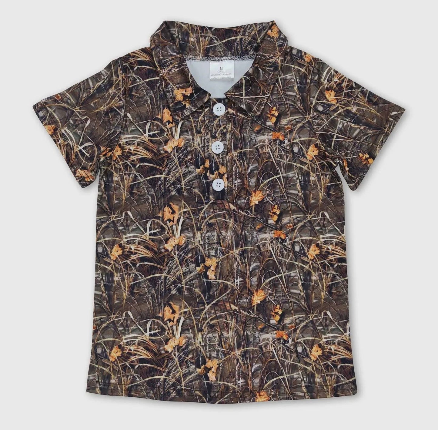 Boys Camo Polo Shirts