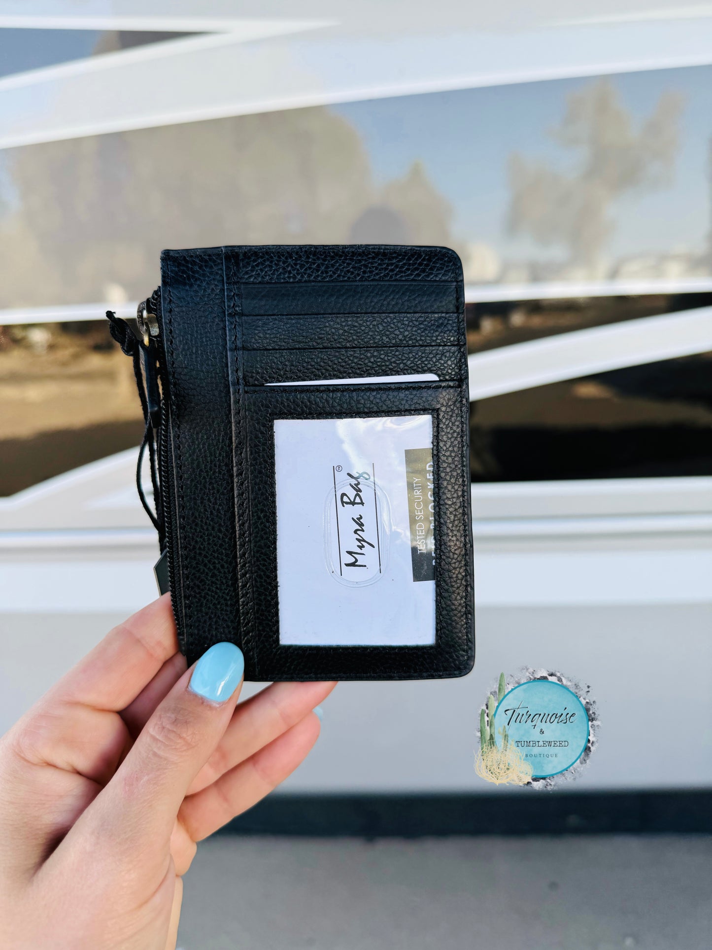 Longhorn Flower Card Holder