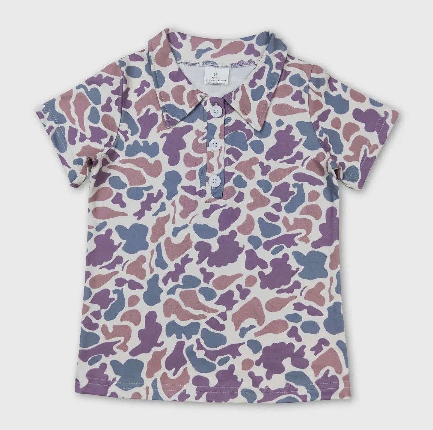 Boys Camo Polo Shirts