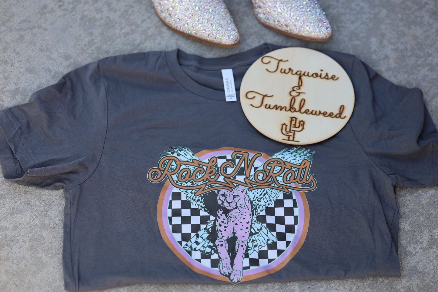 Medium Rock N Roll Tee (Bella + Canvas)