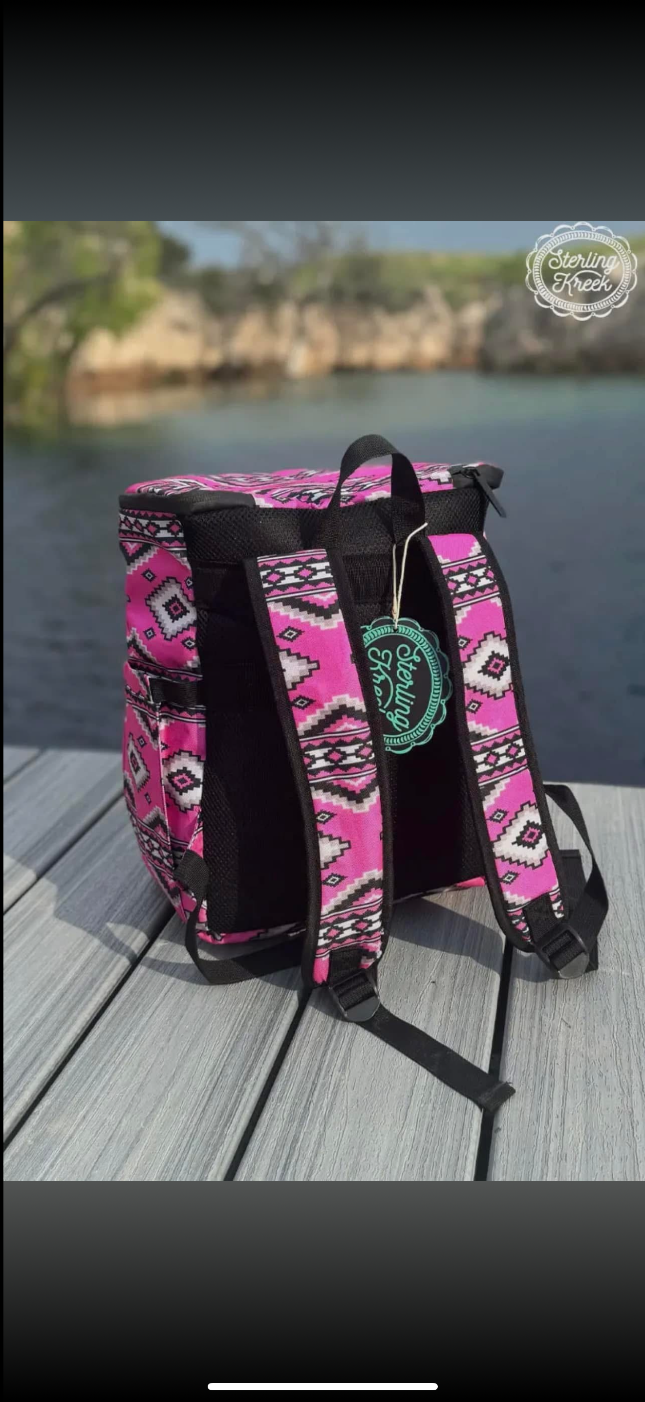 Pink Backpack Cooler