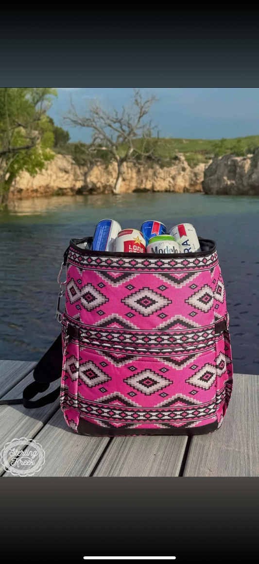 Pink Backpack Cooler