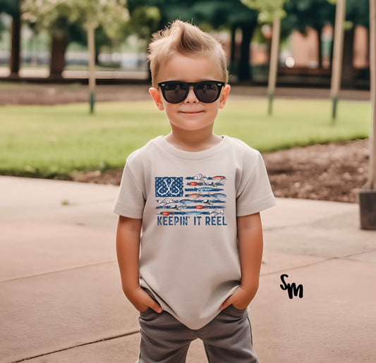 "Keepin' it reel" Tee