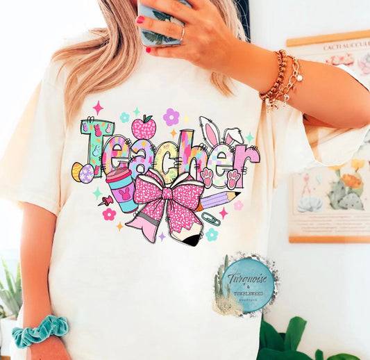 Easter Teacher (Comfort Color)