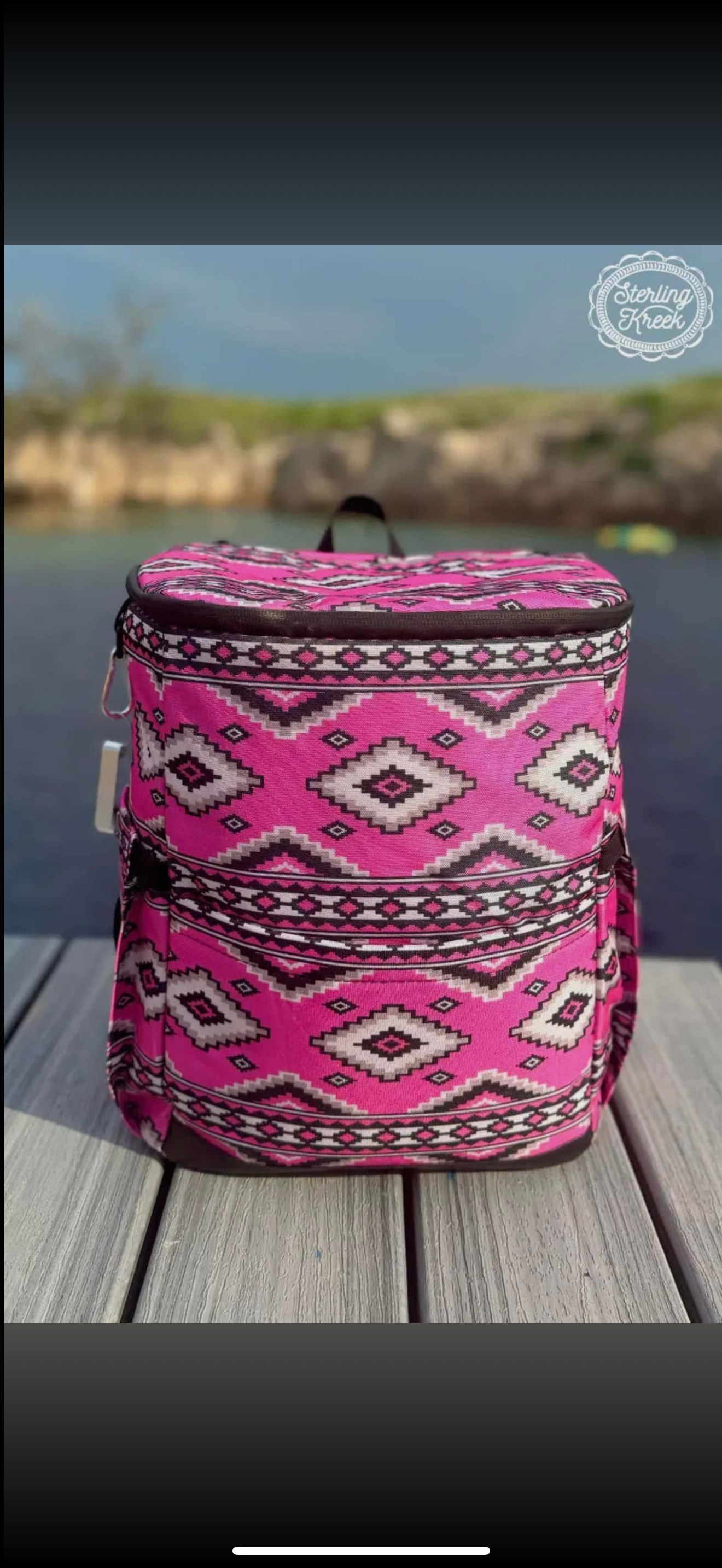 Pink Backpack Cooler