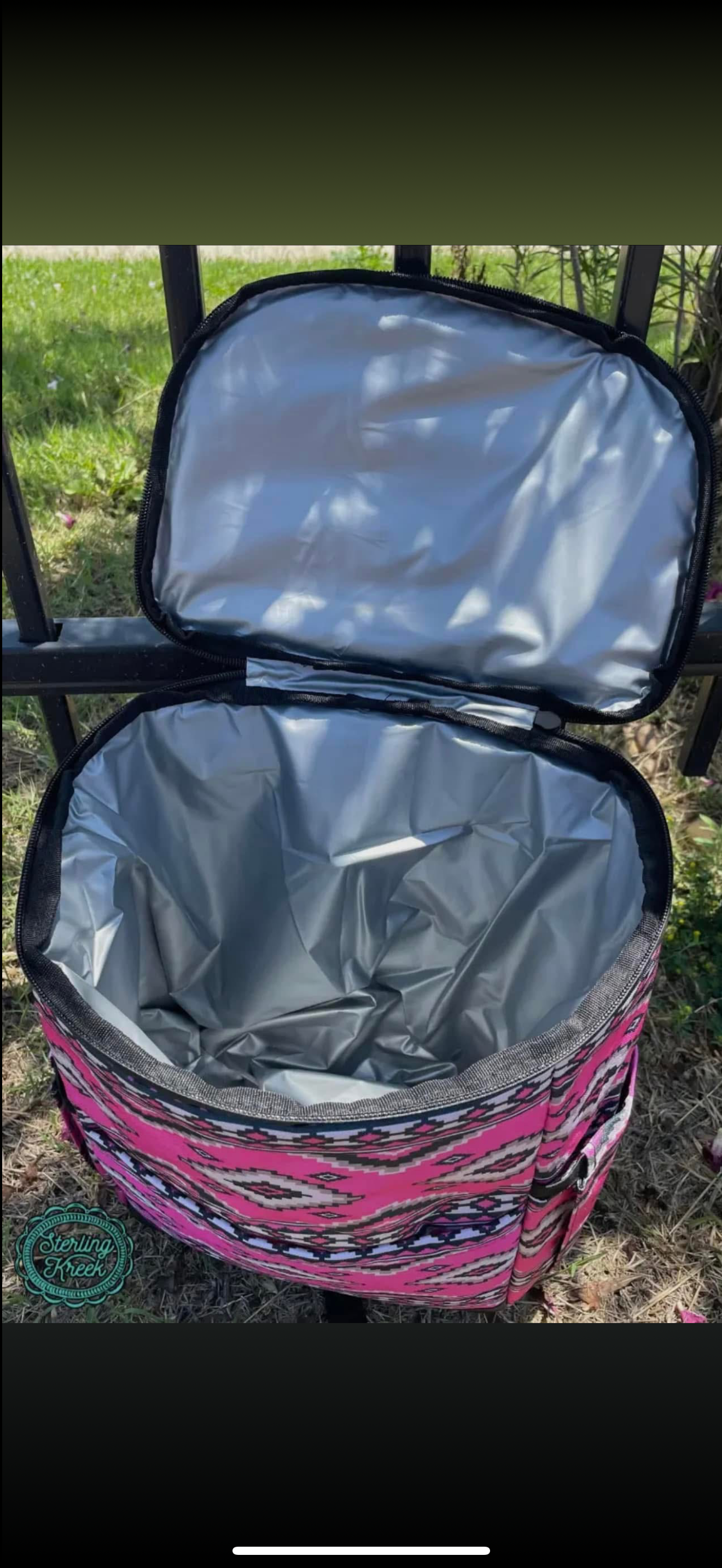 Pink Backpack Cooler