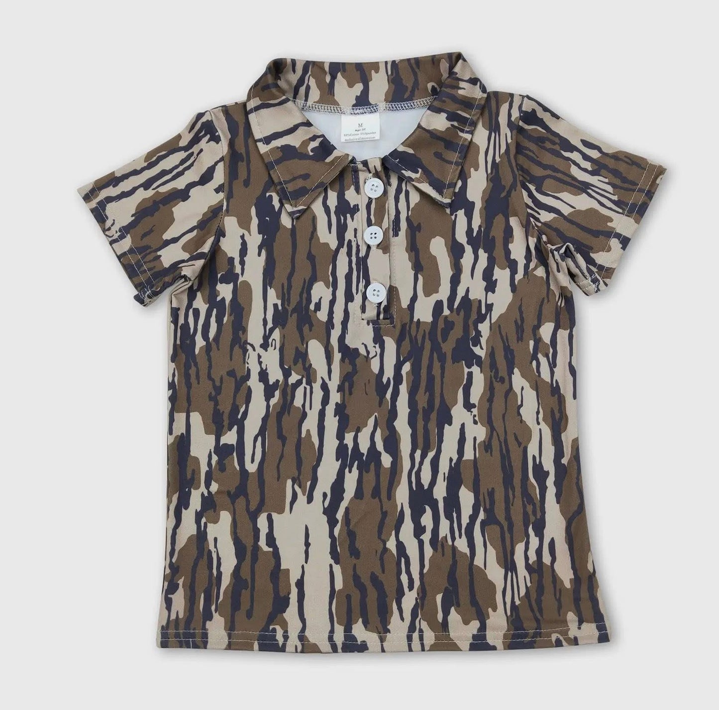 Boys Camo Polo Shirts