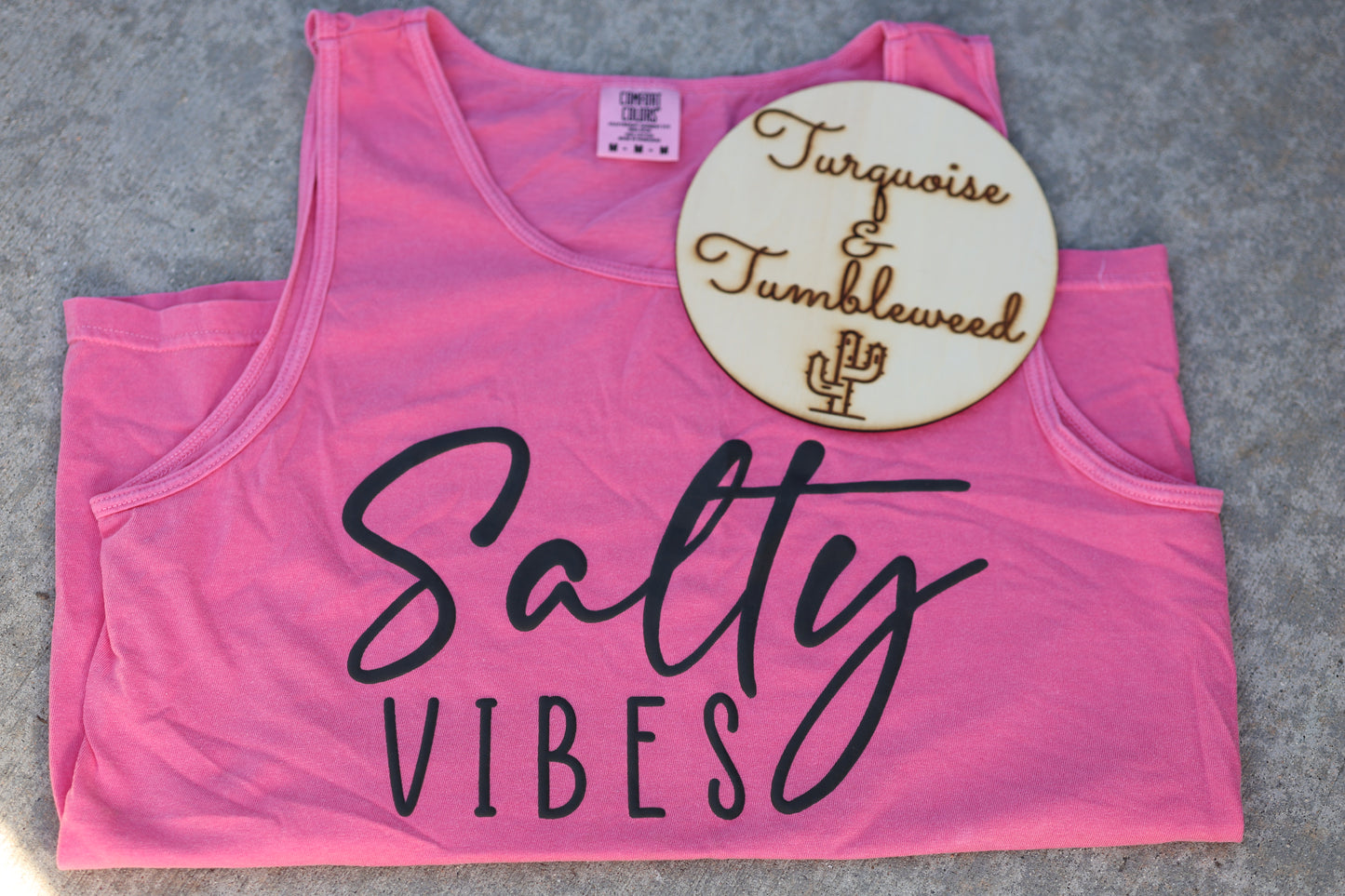 Salty Vibes Tank (Comfort Color)